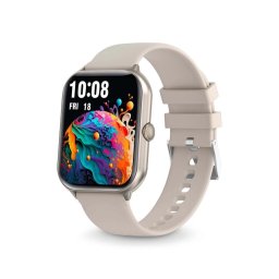 Aligator AW10SR - Relógio inteligente Watch GO 220 mAh IP67 creme