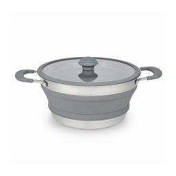Panela de campismo dobrável 3 L
