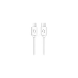 Aligator DATKP47 - Cabo USB-C para USB-C, Power Delivery 100 W, 1,5 m, branco