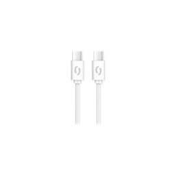 Aligator DATKP49 - Cabo USB-C para USB-C 65W Power Delivery 1,5 m branco