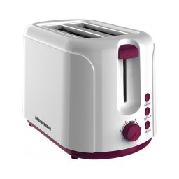 Heinner TP-750BG - Torradeira para 2 fatias, 750 W/230 V, branco/roxo