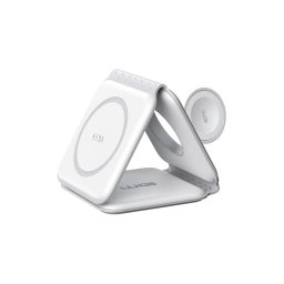 Winner Group - Carregador sem fios dobrável 3 em 1 MAXFLEX 22,5W branco
