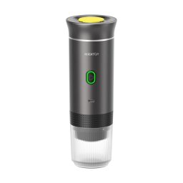 Aligator ACM002 - Cafeteira de viagem recarregável PortaCaffé 3 em 1 72W/7500 mAh cinzenta