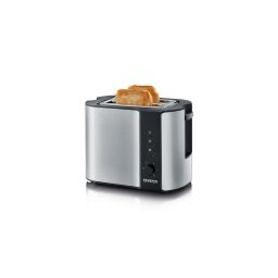 Severin AT 2589 - Torradeira para duas fatias 800W/230V inox/preta