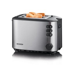 Severin AT 2514 - Torradeira de duas fatias 850W/230V aço inoxidável/preto