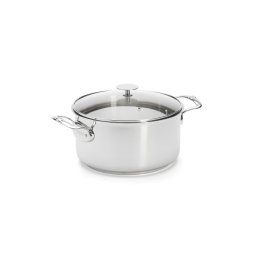 De Buyer 3427.24 - Caçarola com tampa MILADY 24 cm em aço inoxidável