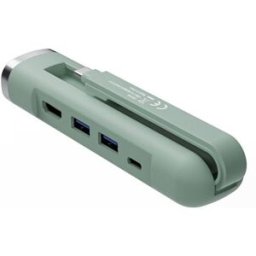 Ewent Hub USB-C 5 EM 1 - Verde