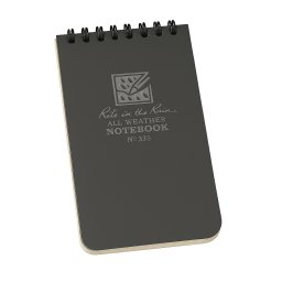 Rite in the Rain Top Spiral Notebook 3x5 Gray