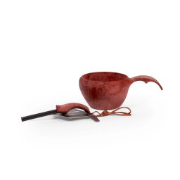 KUPILKA GIFT BOX cup+teaspoon+firesteel red