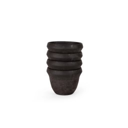 SUOVA 20 set of stackable cups - 4pcs black