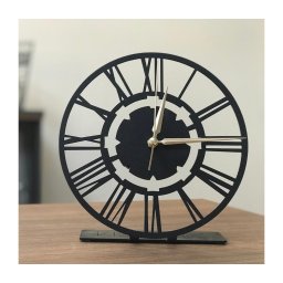 Relógio de mesa 20 cm 1xAA preto