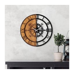 Relógio de parede diâmetro 56 cm 1xAA madeira/metal