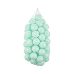 50 bolas de plástico para brincar, Ø 7 cm, cor menta