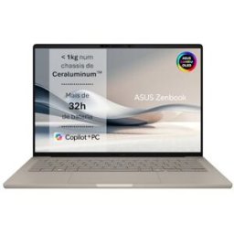 Asus Computador Portátil Zenbook A14 UX3407QA-X1PAOHDGB1 14" Snapdragon® X X1-26-100 32GB 512GB SSD