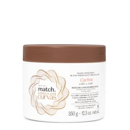Máscara Capilar Hidratante Cachos Match Ciência das Curvas - 350g - Match - oBoticário