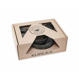 Kupilka CONJUNTO Junior Bowl 330ml, Kuksa 120ml, Spork 165 Preto 30336124B K33JSK