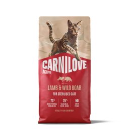 6kg Active Adult Sterilised cordeiro javali Carnilove ração para gatos