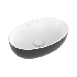 Villeroy & Boch 438848BCT8 - Lavatório embutido ARTIS 48x32,5 cm cerâmica/preto