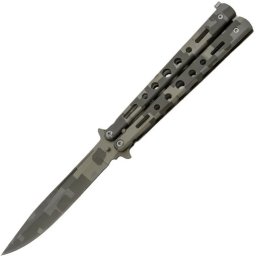 FACA DE BOLSO JKR CAMOUFLAGE FAN LÂMINA 10 CM JKR0721