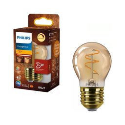 Lâmpada LED regulável VINTAGE Philips P45 E27/3,1W/230V 2200K IRC 90
