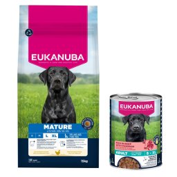 15kg Mature Large & Giant Breed frango Eukanuba Premium Nutrition ração cães