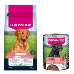 12kg Senior Large & Giant Breed cordeiro e arroz Eukanuba Premium Nutrition