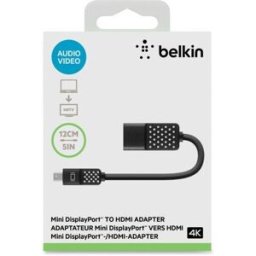Belkin Adaptador MINI DP/HDMI 4K preto