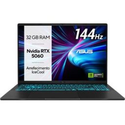 Computador Portátil Gaming ASUS V16-5060A 16'' NVIDIA® GeForce RTX™ 5060 Intel® Core™ 7 240H 32GB 1TB SSD
