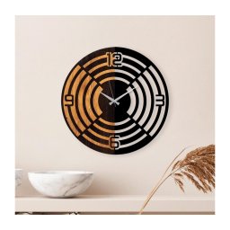 Relógio de parede diâmetro 56 cm 1xAA madeira/metal