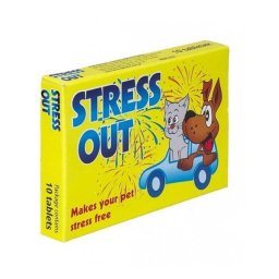 STRESS OUT Anti-Stress para Cães e Gatos - 10 Comprimidos - FREE SHIPPING