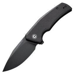 CIVIVI Regulatron Cabo G10 Preto Lâmina Nitro-V Lavada a Pedra Preta Trava Liner C2