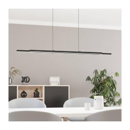 Eglo 31232 - Candelabro suspenso LED CANNIGIONA LED/20,3W/230V preto