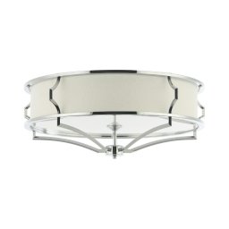 Open Design OR84412 - Luminária de teto STESSO 4xE27/12W/230V, diâmetro 65 cm, cromado/branco