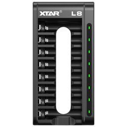 Xtar L8-The Fastest Type-C 1.5V Li-ion and 1.2V Ni-MH AA/AAA battery charger