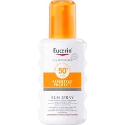 Eucerin Sun Protection Sensitive Protect SPF50+ Spray Solar de Corpo Pele Sensível 200mL SPF50+