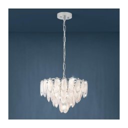 Eglo 39721 - Candelabro suspenso CARVARIO 7xE14/40W/230V