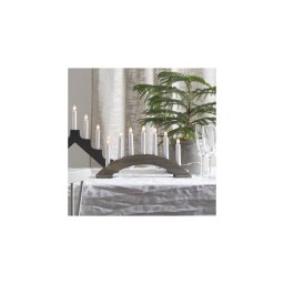 Eglo 410451 - Castiçal de Natal BEA 7xE10/3W/230V castanho