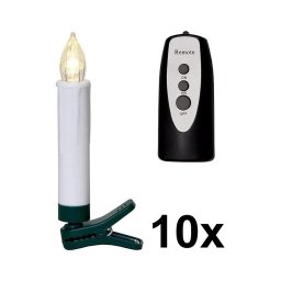 Eglo 410003 -CONJUNTO 0x Iluminação LED para árvore de Natal 1xLED/0,06W/1xAA IP44 + CR