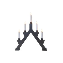 Eglo 410349 - Castiçal de Natal ZACK 5xE10/3W/230V antracite