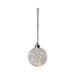 Eglo 410587 - Decoração de Natal LED GLOW 15xLED/0,012W/4,5/3xAA d. 10 cm