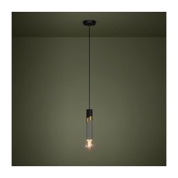 Eglo 39935 - Candeeiro suspenso CEDRAL 1xE27/40W/230V preto/dourado