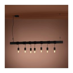 Eglo 39938 - Candeeiro suspenso TOWNSHEND-B 7xE27/40W/230V preto