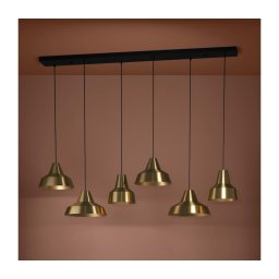 Eglo 390017 - Candeeiro suspenso SAVARNA 6xE27/40W/230V dourado