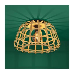 Eglo 390149 - Iluminação de teto MONTEZUELO 1xE27/40W/230V bambu