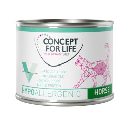 24x200g cavalo Hypoallergenic Concept for Life Veterinary Diet comida húmida gatos