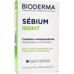 Bioderma Sebium Isokit Pack Creme Facial 40ml + Bálsamo Labial 15ml
