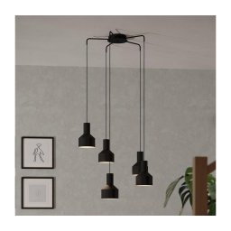 Eglo 99553 - Candelabro suspenso CASIBARE 5xE27/40W/230V