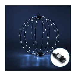Aigostar - LED decoração de Natal para exterior 3,6W/230V bola 30cm IP44 branco frio