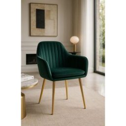 Presentes Miguel Cadeira Chic Golden - Verde