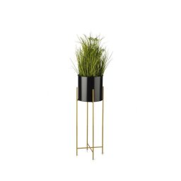 Suporte para flores 75x17 cm preto/dourado
